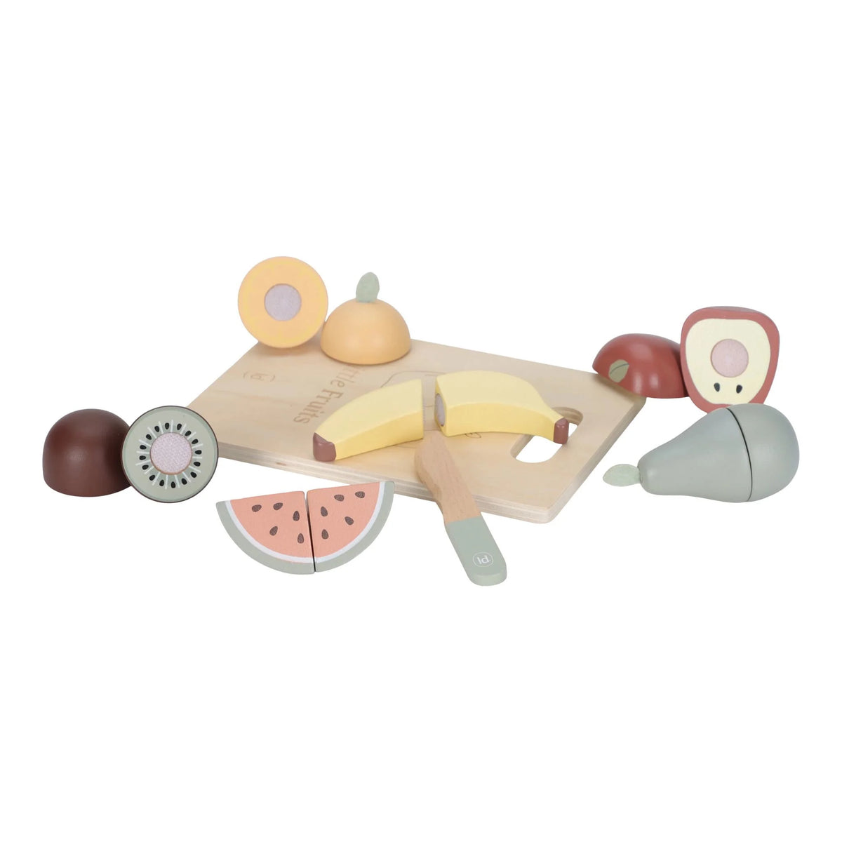Frutta da tagliare in legno