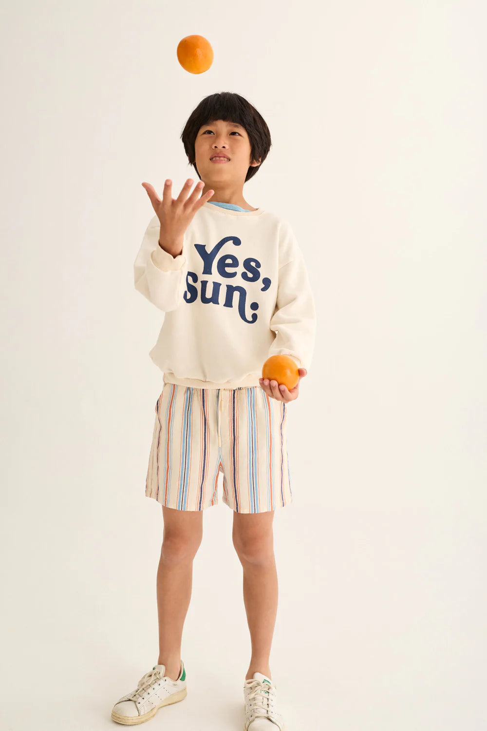 Felpa panna “Yes Sun” Atlas