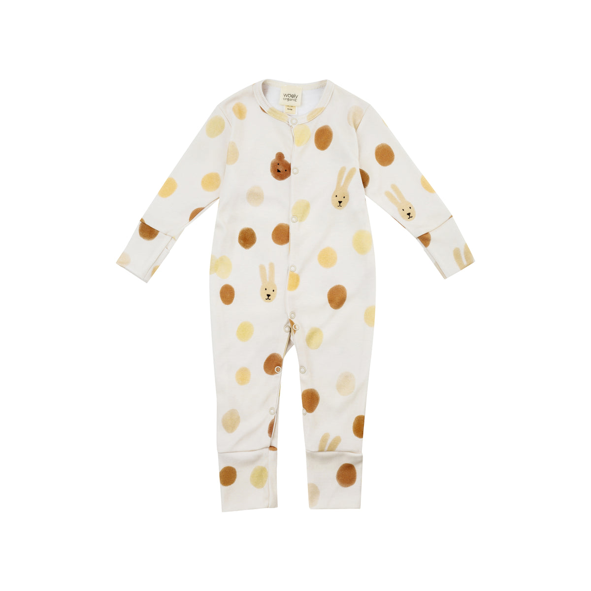 Tutina pois/coniglietto cotone BIO