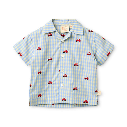 Camicia ricamo macchinine Albert