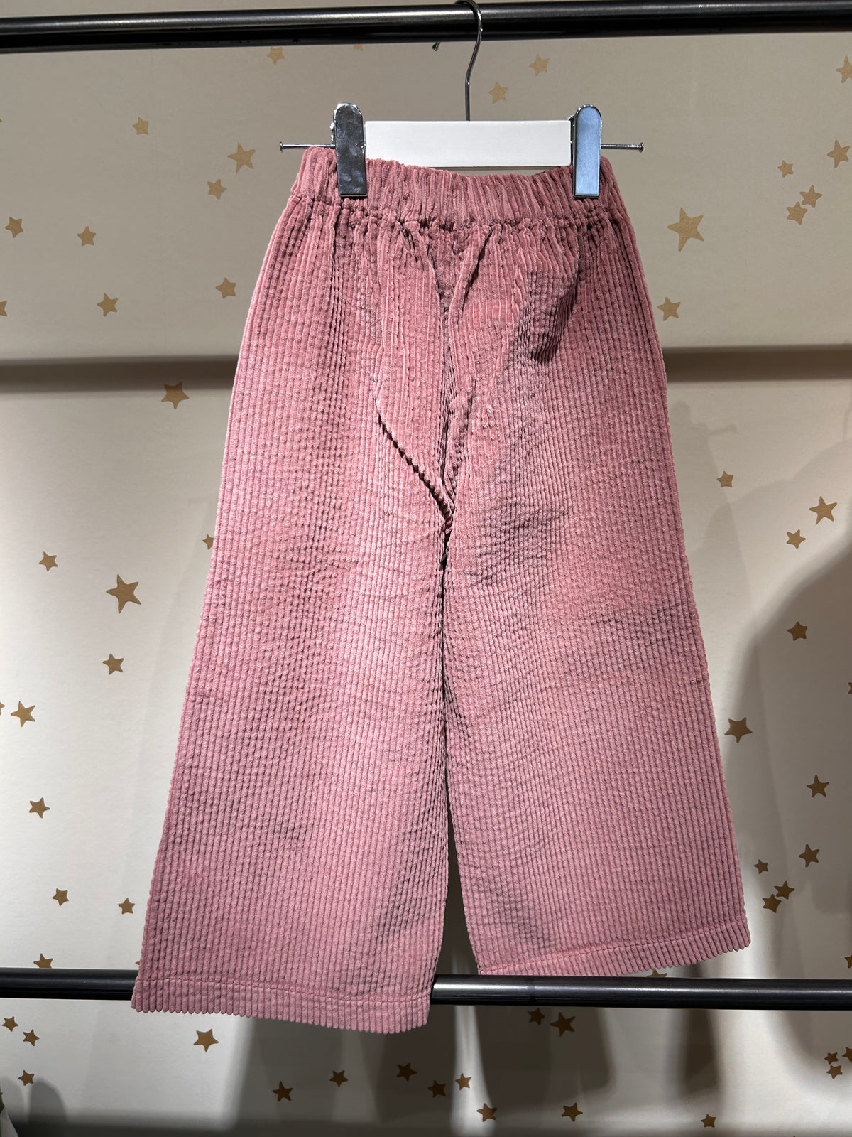 Pantalone in velluto a coste nostalgia rose