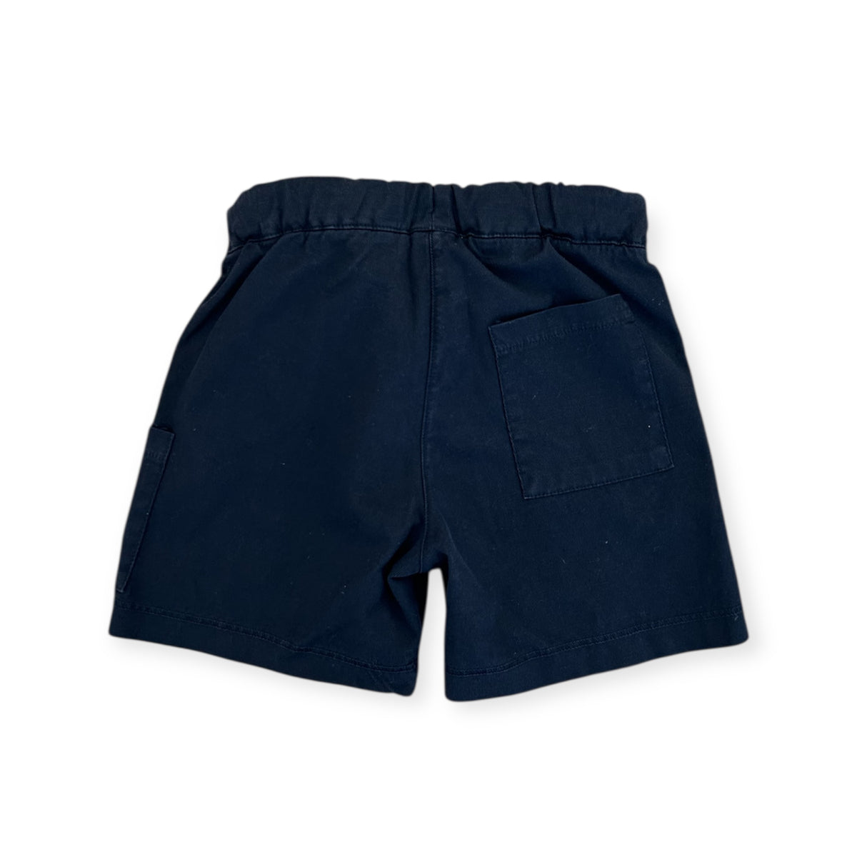 Bermuda in lino-cotone blu navy