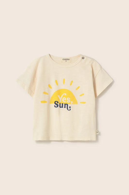 T-shirt neonato Ian stampa sole