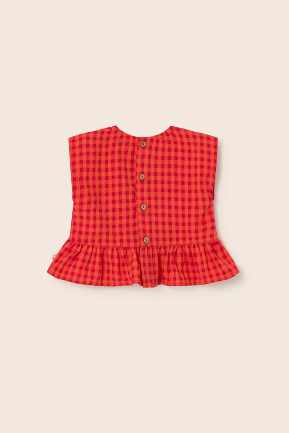 Blusa quadri in cotone Lua