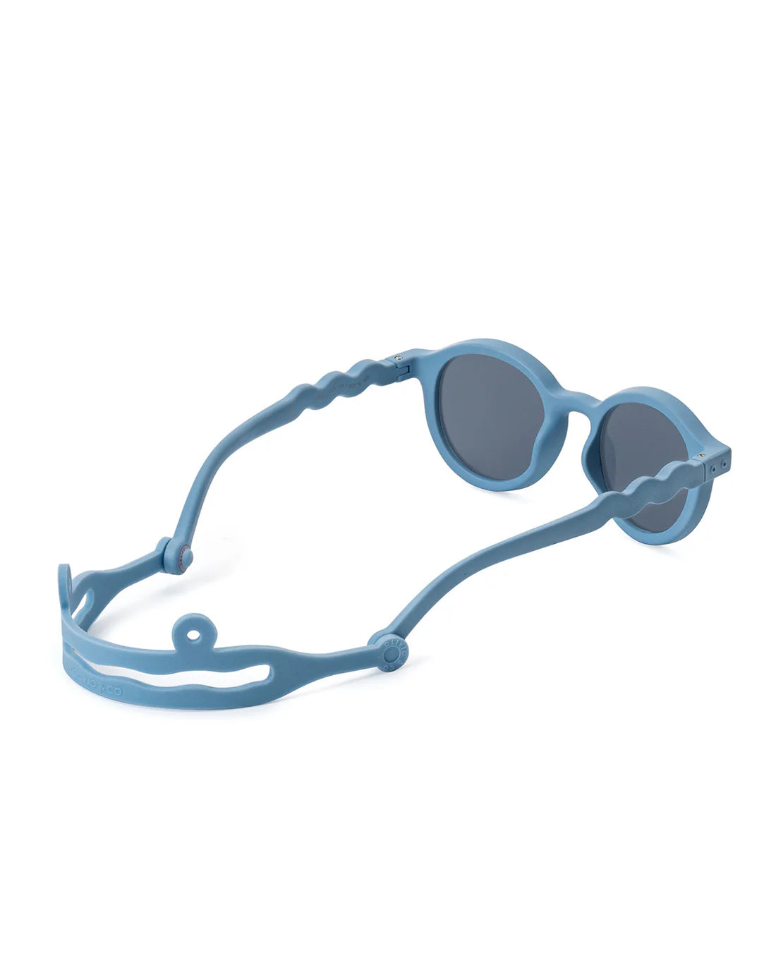 Occhiali da sole ovali baby azzurri Reef Blue 1-3 anni