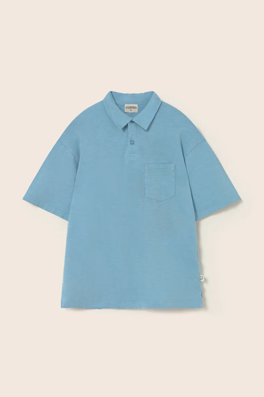 T-shirt Polo azzurra Arnold