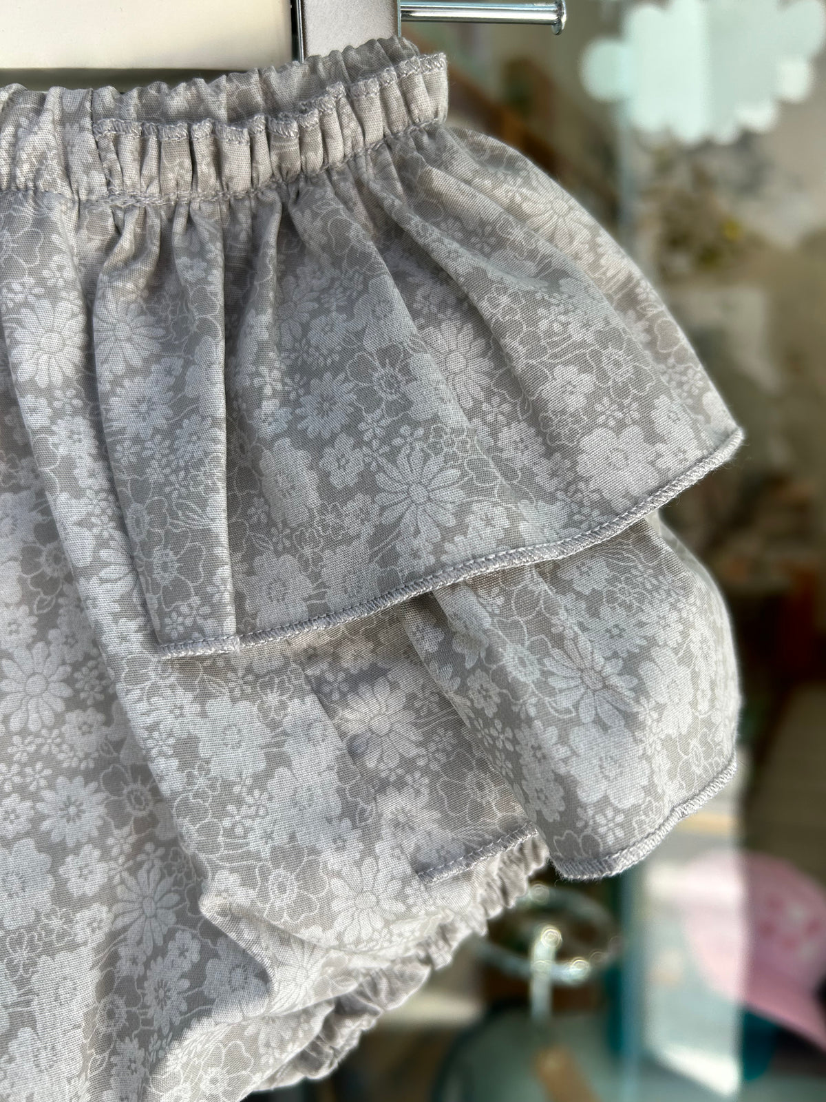 Jupe-culotte fleurie en coton Pola
