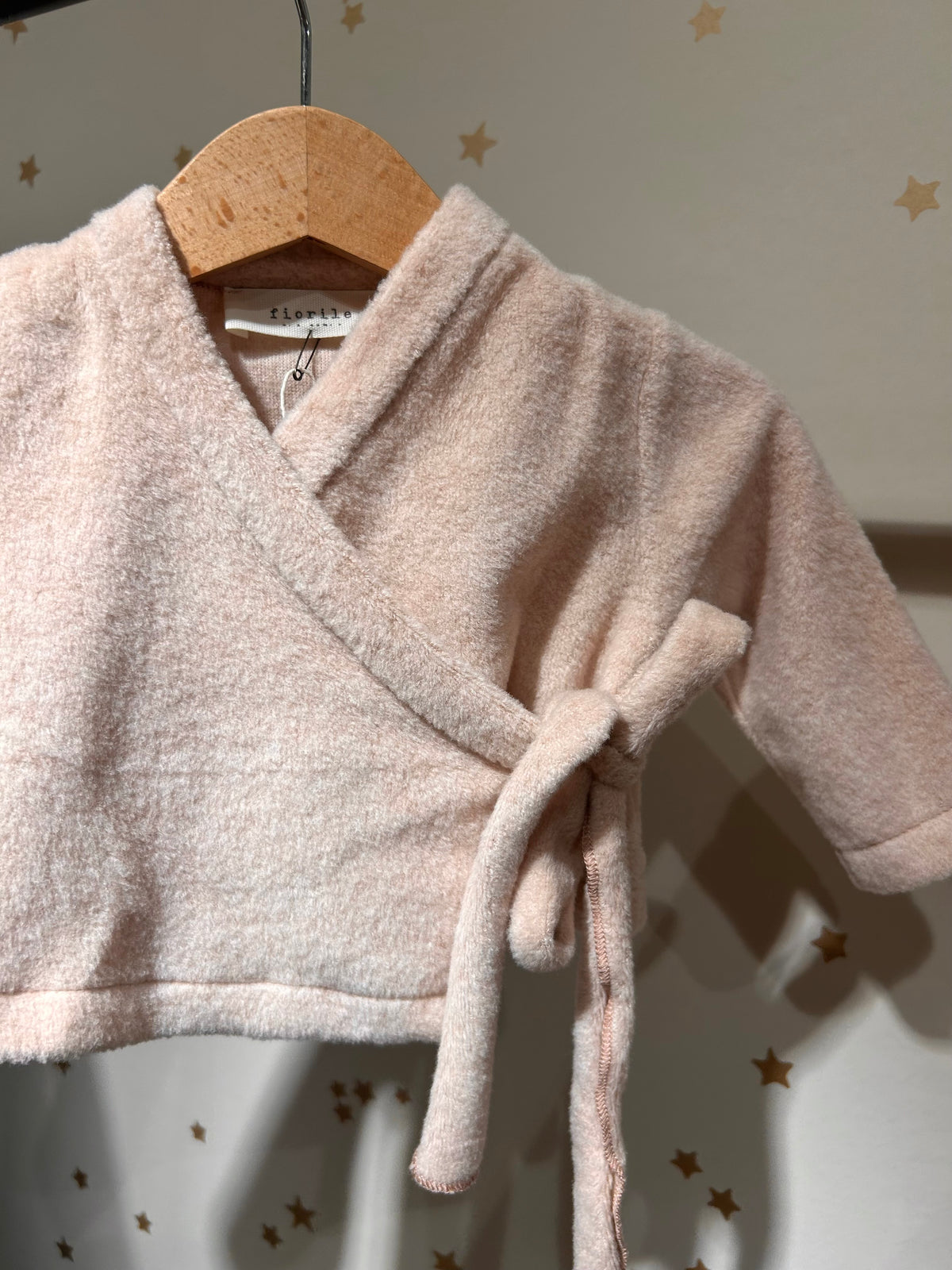 Cardigan kimono effetto orsetto cameo rose