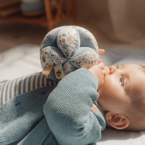 Pallina sensoriale neonato blu Forest Friends