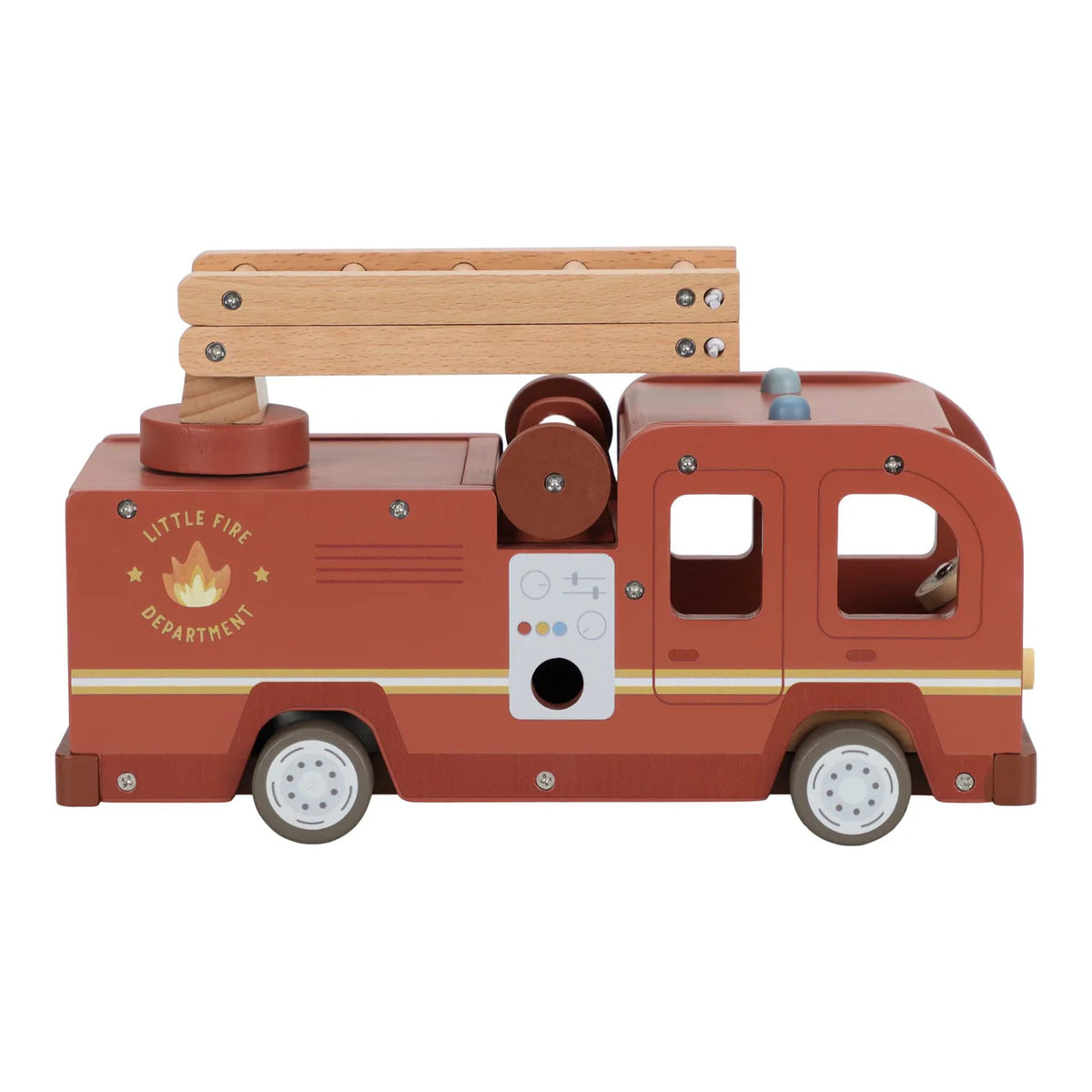 Camion dei pompieri in legno
