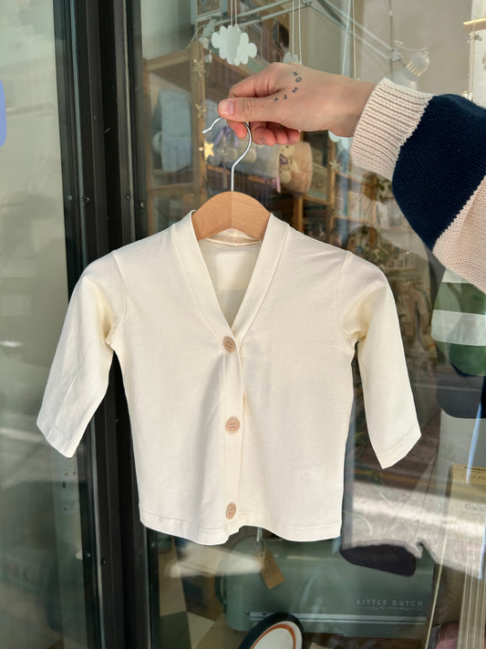Cardigan Rometto jersey écru