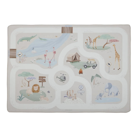 Tappeto gioco con percorso Safari Friends