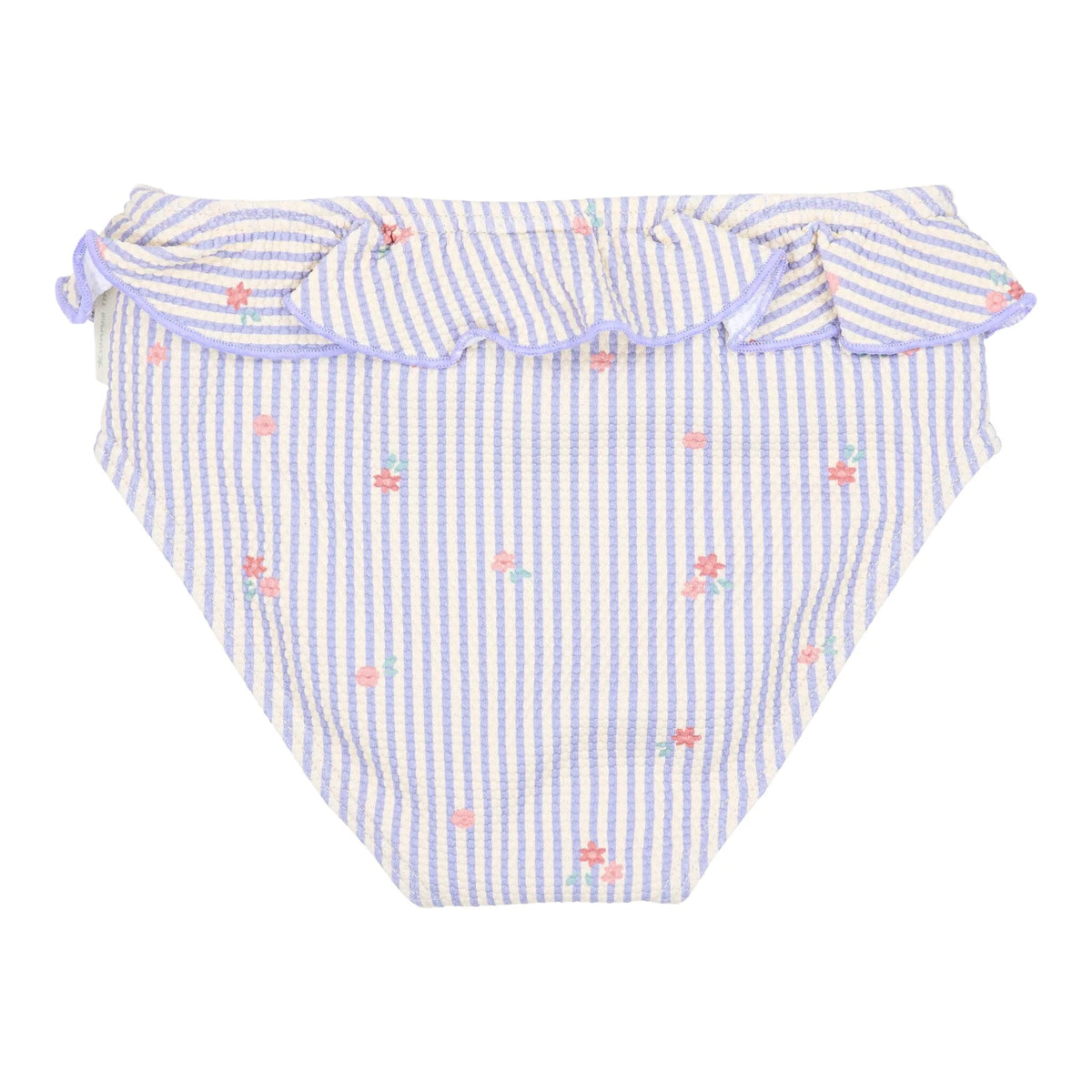 Costume da bagno a mutandina lilla Dreamy Stripes