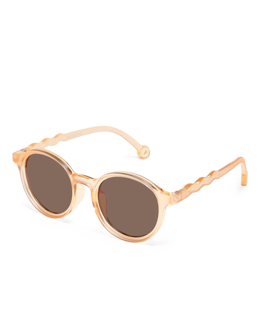 Occhiali da sole ovali bambino arancio Apricot 3-5 anni