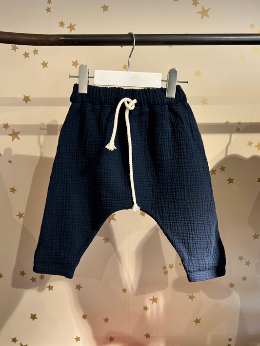 Pantalone baby mussola Notte