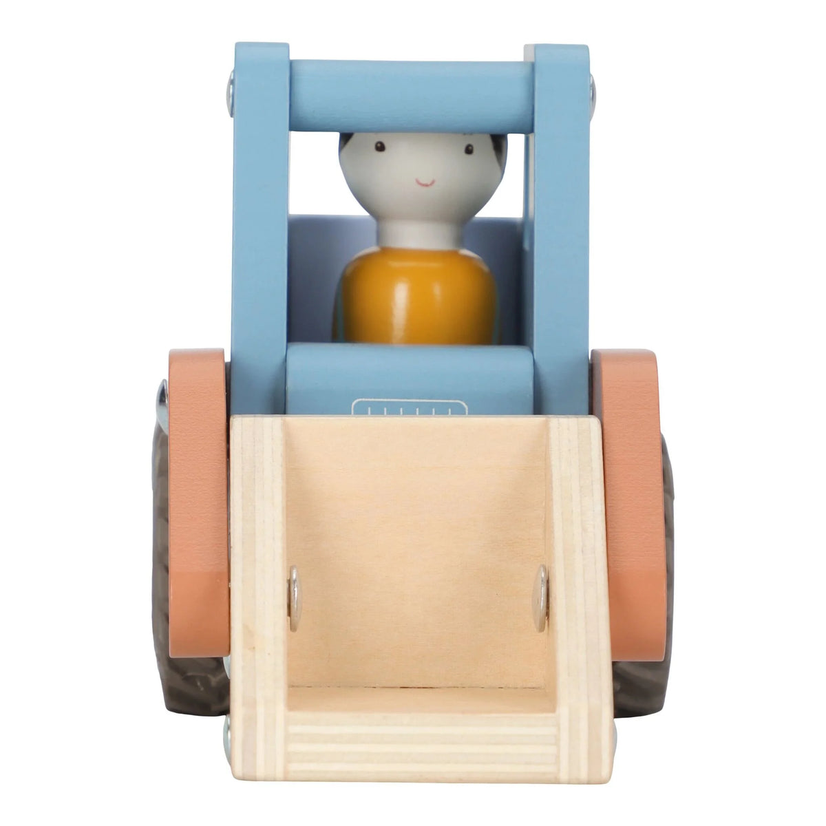 Bulldozer con personaggio