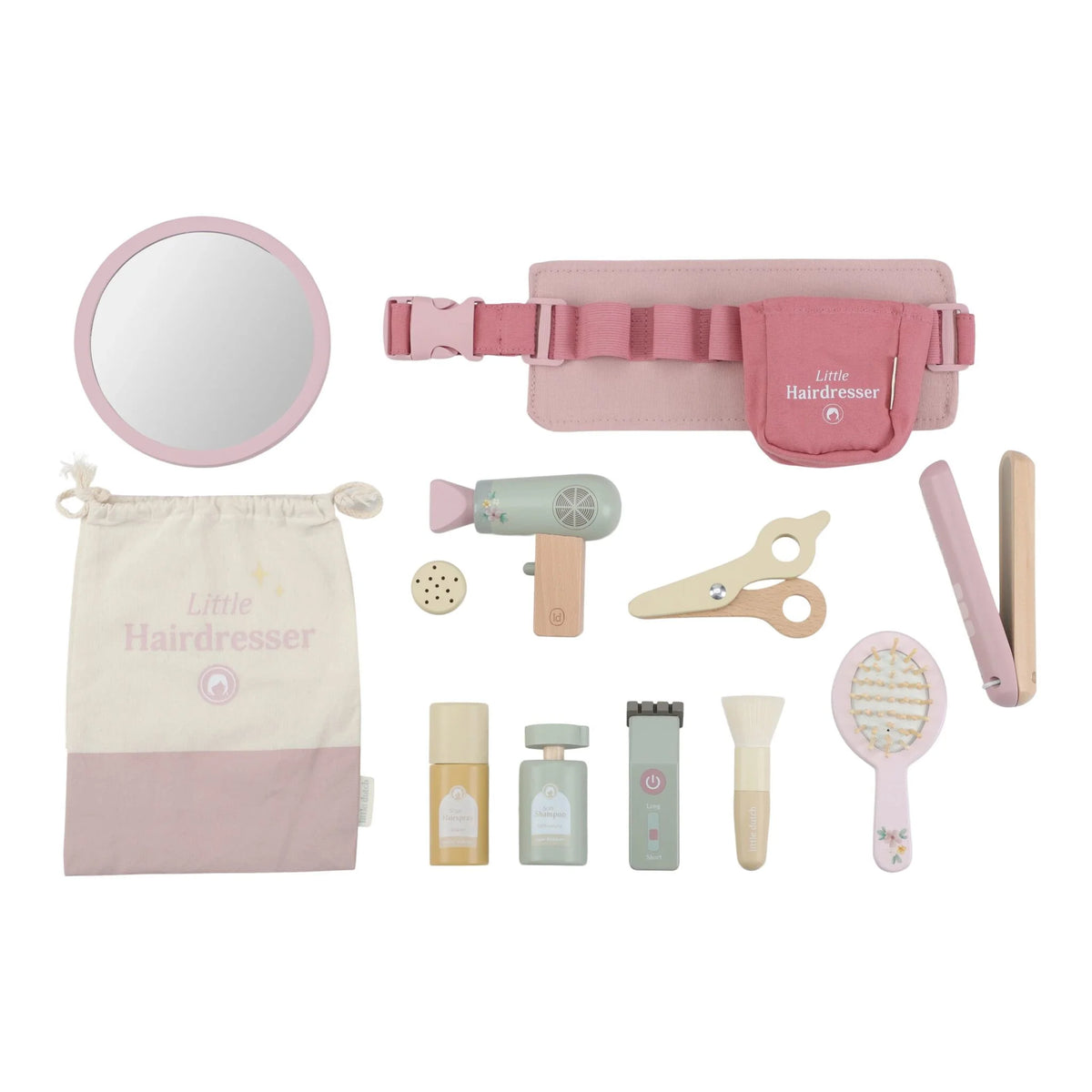 Set parrucchiere in legno