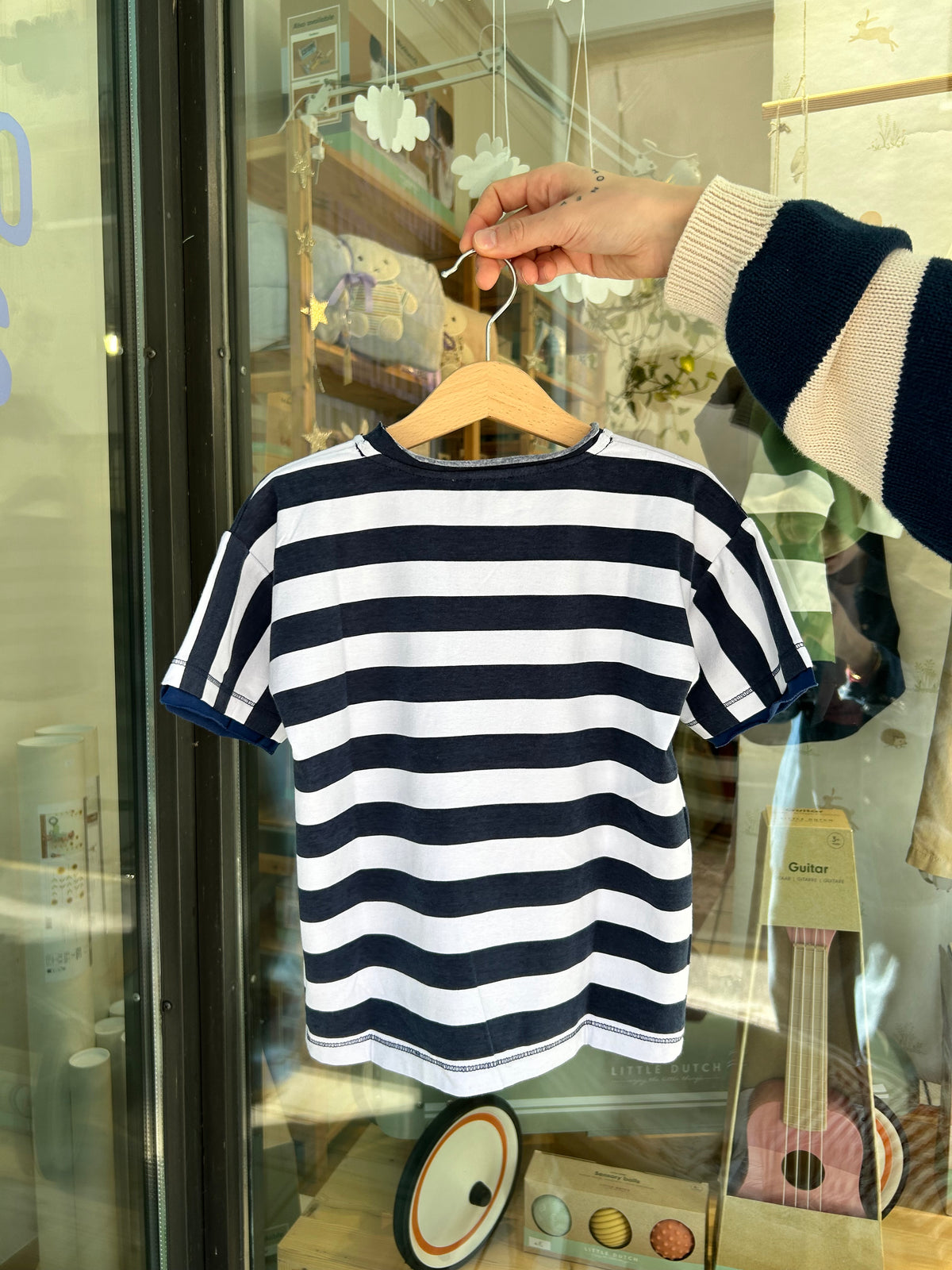 Blue Stripe Surf T-shirt