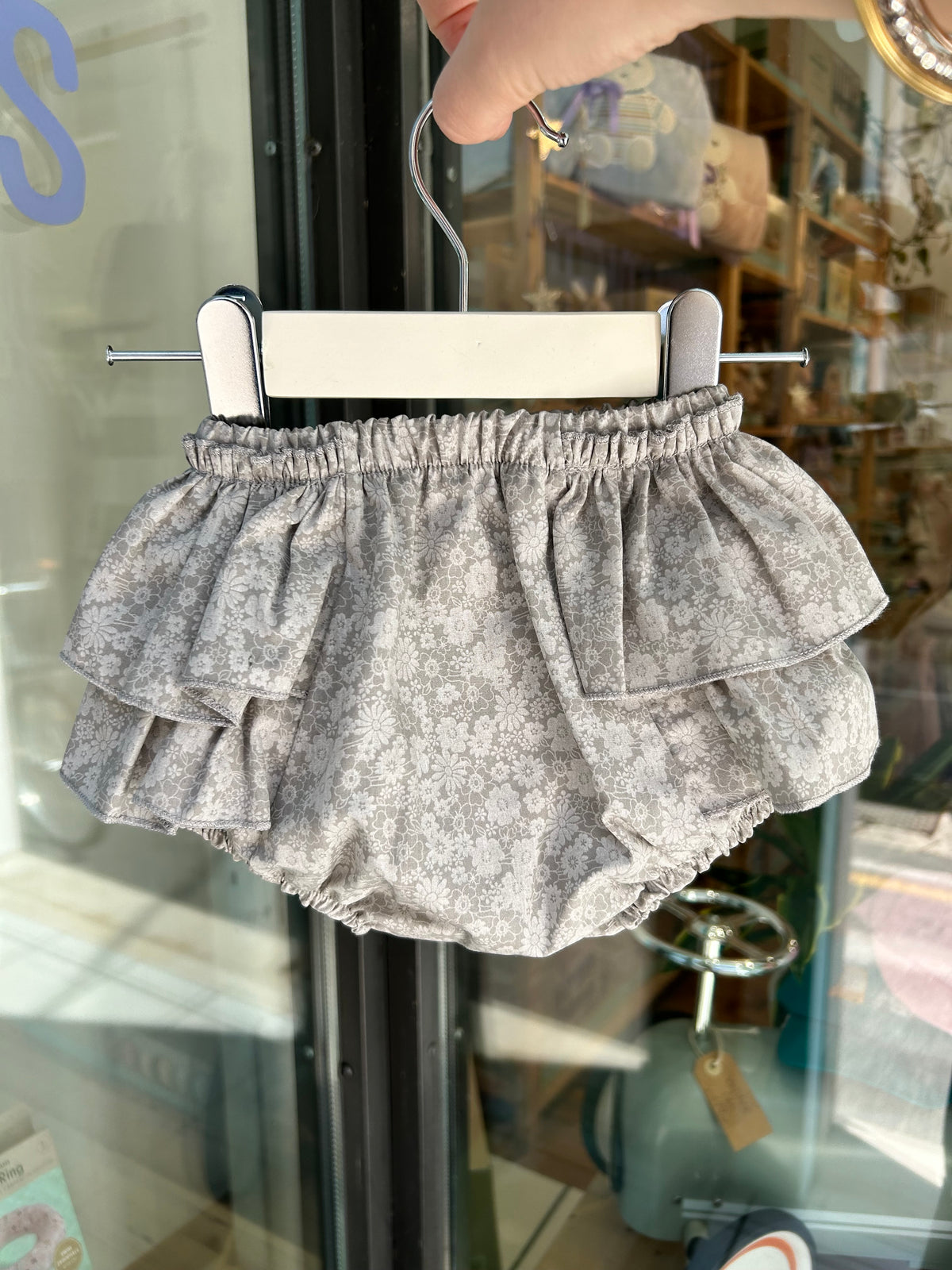 Jupe-culotte fleurie en coton Pola