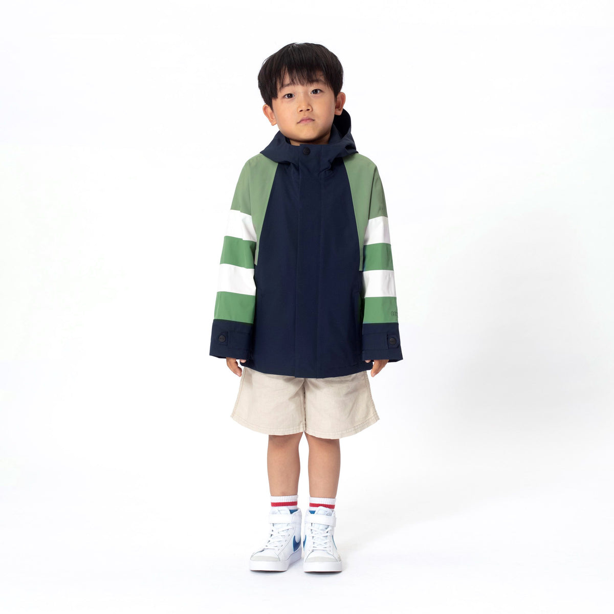 Giacca impermeabile - Roaring Mouse Blu/Verde