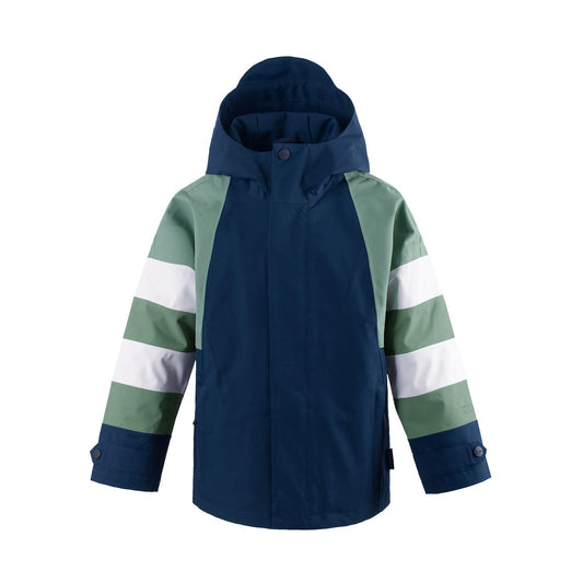 Giacca impermeabile - Roaring Mouse Blu/Verde