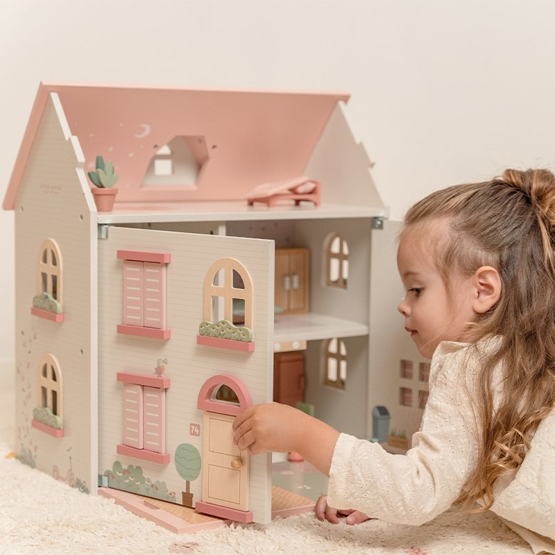 Casa delle bambole in legno Rosa