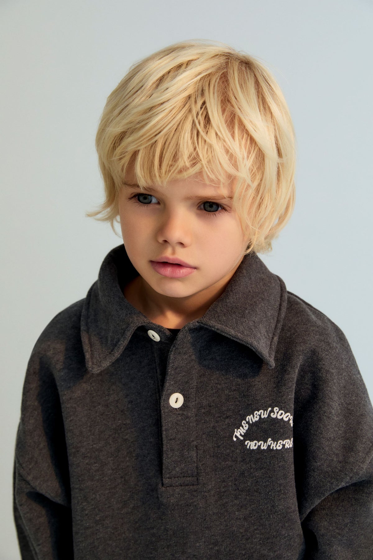 Felpa Polo Galatic Grey Melange
