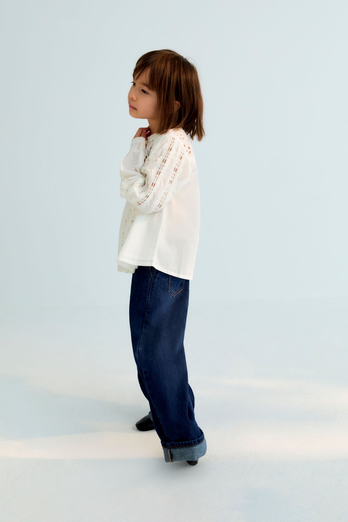 Jeans Wide Leg a gamba larga