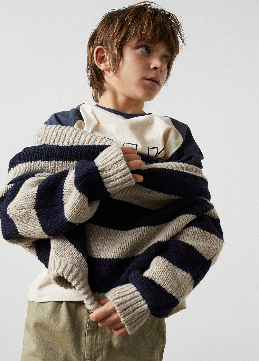 Maglione a righe Tirso