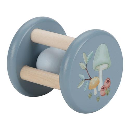 Sonaglio in legno azzurro Forest Friends