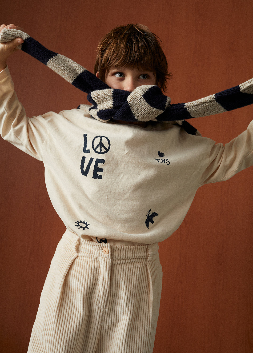 Maglione a righe Tirso