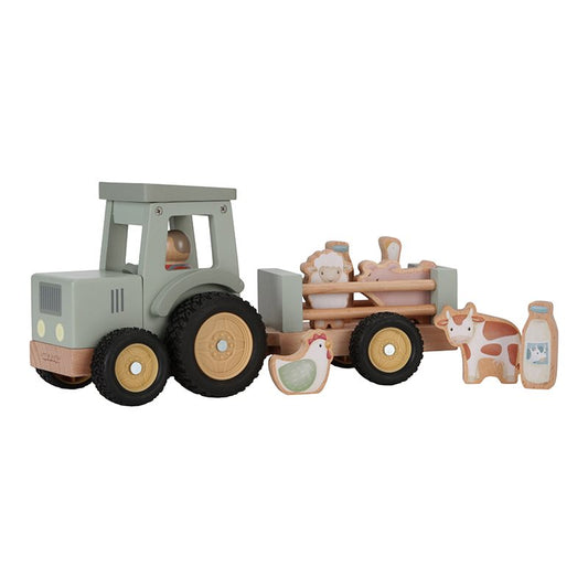 Tracteur animalier en bois Little Farm