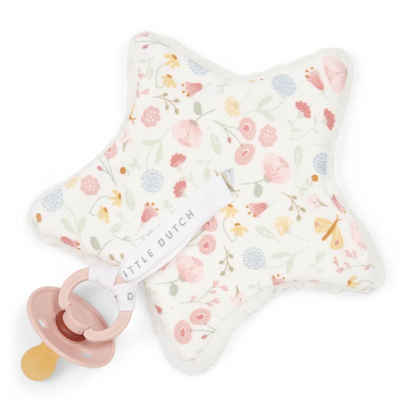 Star pacifier holder in various designs